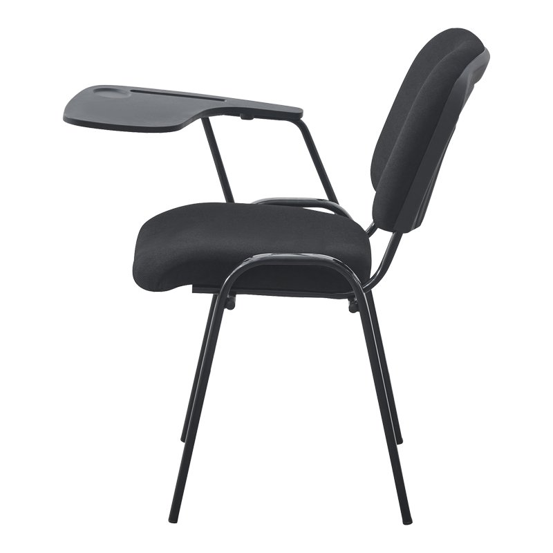 Καρέκλα συνεδρίου με αναλόγιο Lector pakoworld μαύρο 54x54x78εκ