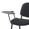 Καρέκλα συνεδρίου με αναλόγιο Lector pakoworld μαύρο 54x54x78εκ