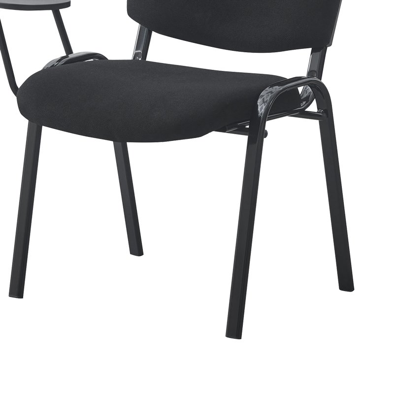 Καρέκλα συνεδρίου με αναλόγιο Lector pakoworld μαύρο 54x54x78εκ