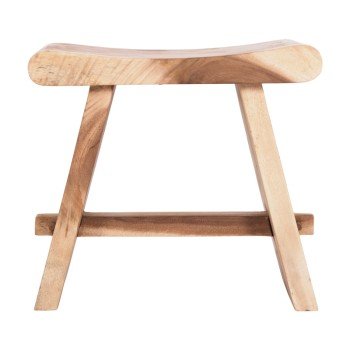 Σκαμπό Saddle pakoworld suar ξύλο σε φυσική απόχρωση 50x30x50εκ Σκαμπό Saddle pakoworld suar ξύλο σε φυσική απόχρωση 50x30x50εκ