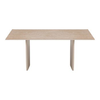 Τραπέζι Releno pakoworld sintered stone σε όψη τραβερτίνας 180x90x75εκ Τραπέζι Releno pakoworld sintered stone σε όψη τραβερτίνας 180x90x75εκ
