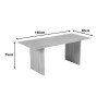 Τραπέζι Releno pakoworld sintered stone σε όψη τραβερτίνας 180x90x75εκ Τραπέζι Releno pakoworld sintered stone σε όψη τραβερτίνας 180x90x75εκ
