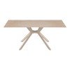 Τραπέζι Olven pakoworld sintered stone σε όψη τραβερτίνας 180x90x75εκ