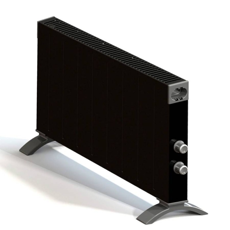 KUMTEL HC-2947 Θερμοπομπός Δαπέδου 2500W Μαύρο