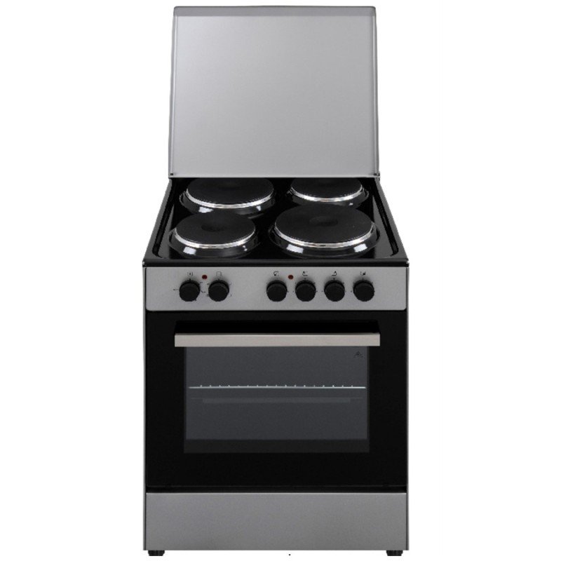 SILIFO SF6161CFEX Ηλεκτρική Κουζίνα 60cm με Εμαγιέ Εστίες Inox