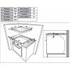 SILIFO SF6107 Εστία Υγραερίου 60cm Μαύρη