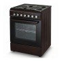 SILIFO SF6148 Ηλεκτρική Κουζίνα 60cm με Εμαγιέ Εστίες Καφέ (4 Έτη Εγγύηση)