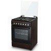 SILIFO SF6148 Ηλεκτρική Κουζίνα 60cm με Εμαγιέ Εστίες Καφέ