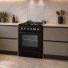 SILIFO SF6148 Ηλεκτρική Κουζίνα 60cm με Εμαγιέ Εστίες Καφέ