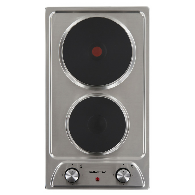 SILIFO SF6149HDR2 Εστία Domino Εμαγιέ 30cm Inox