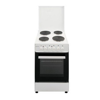 SILIFO SF6154CFEW Ηλεκτρική Κουζίνα 50cm με Εμαγιέ Εστίες Λευκή (4 Έτη Εγγύηση)