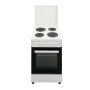 SILIFO SF6154CFEW Ηλεκτρική Κουζίνα 50cm με Εμαγιέ Εστίες Λευκή (4 Έτη Εγγύηση)
