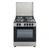 SILIFO SF6161CFEX Ηλεκτρική Κουζίνα 60cm με Εμαγιέ Εστίες Inox