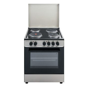 SILIFO SF6161CFEX Ηλεκτρική Κουζίνα 60cm με Εμαγιέ Εστίες Inox