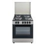 SILIFO SF6161CFEX Ηλεκτρική Κουζίνα 60cm με Εμαγιέ Εστίες Inox