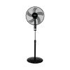 Ανεμιστήρας Ορθοστάτης 16'' 40CM PRSF-80448 Primo Μαύρος-Γκρι 5Φτερά 50W