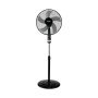 Ανεμιστήρας Ορθοστάτης 16'' 40CM PRSF-80448 Primo Μαύρος-Γκρι 5Φτερά 50W