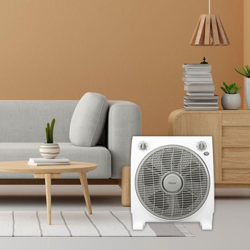 Ανεμιστήρας Box Fan PRBF-80452 Primo 12'' 30εκ. Λευκός-Γκρι Ανεμιστήρας Box Fan PRBF-80452 Primo 12'' 30εκ. Λευκός-Γκρι