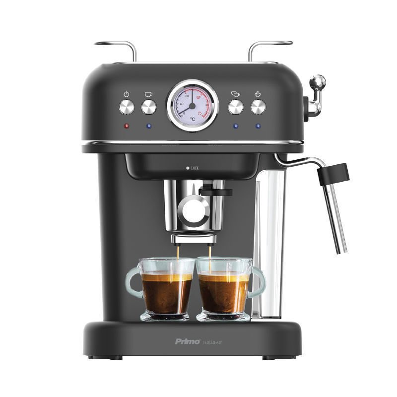 Μηχανή Καφέ Espresso PREM-40444 Primo Eco 20Bar 3σε1 Αναλογικό καντράν θερμοκρασίας Μαύρη-Chrome Μηχανή Καφέ Espresso PREM-40444 Primo Eco 20Bar 3σε1 Αναλογικό καντράν θερμοκρασίας Μαύρη-Chrome