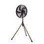 Ανεμιστήρας Ορθοστάτης PRSF-80580 Primo 18'' 45εκ. Μεταλλικός Με Wooden Finish Τρίποδο Μαύρος