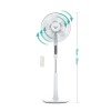 Ανεμιστήρας Ορθοστάτης PRSF-80614D Primo 16'' 40εκ. Με Τηλεχειριστήριο και DC μοτέρ Λευκός