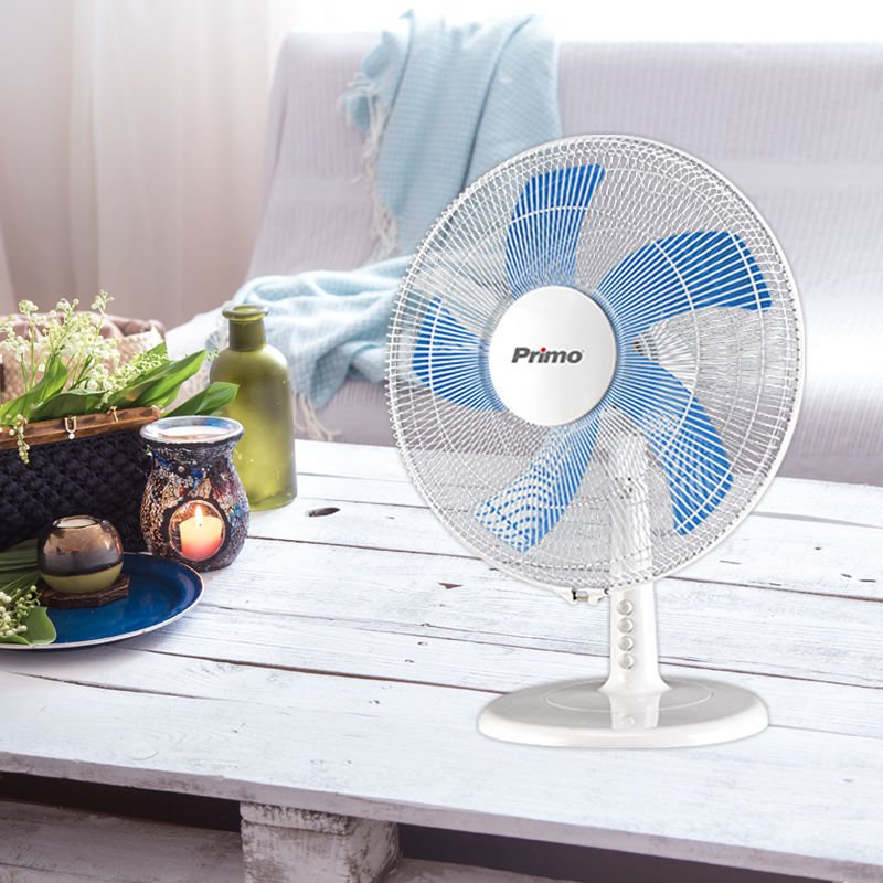 Ανεμιστήρας Επιτραπέζιος PRTF-80445 Primo 16'' 40εκ. Λευκός-Μπλε Ανεμιστήρας Επιτραπέζιος PRTF-80445 Primo 16'' 40εκ. Λευκός-Μπλε
