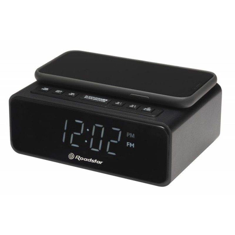 Ράδιο ρολόι wireless charging CLR-700QI Roadstar