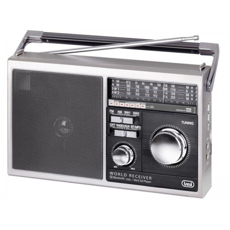 Φορητό ραδιόφωνο Παγκοσμίου λήψεως με Bluetooth MB 749 W Τrevi