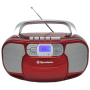 Φορητό ραδιοκασετόφωνο (CD-MP3-USB) RCR-4635UMP/RD Roadstar