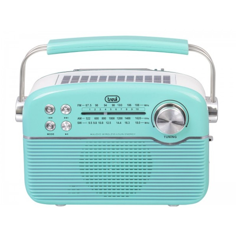 Solar Vintage Radio με ΒΤ RA-7F50/GR
