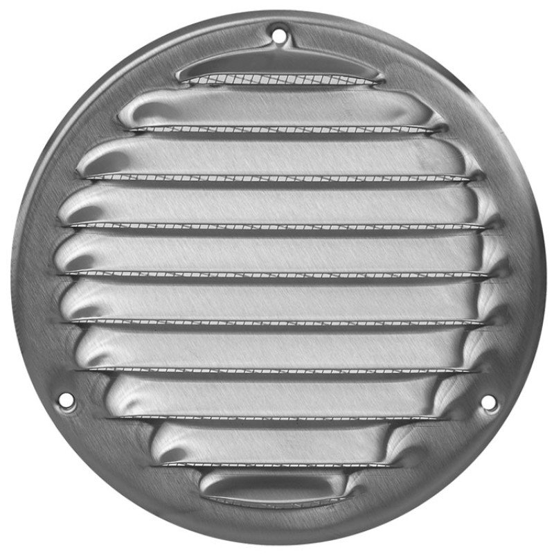 Europlast MR125i - Περσίδα Εξαερισμού Ανοξείδωτη (Inox) με Πλέγμα Προστασίας Europlast MR125i - Περσίδα Εξαερισμού Ανοξείδωτη (Inox) με Πλέγμα Προστασίας