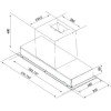 Davoline Απορροφητήρας Εντοιχιζόμενος Inside 60cm – Inox-Μαύρο γυαλί 801003550