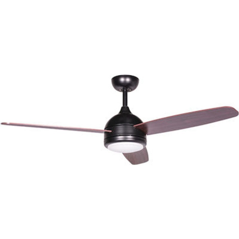 IQ CF-4812 Ανεμιστήρας Οροφής 122cm με Φως και Τηλεχειριστήριο Μαύρος