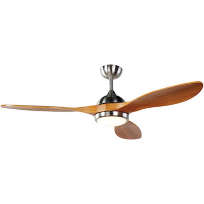 IQ CF-5415 Ανεμιστήρας Οροφής 138cm με Φως και Τηλεχειριστήριο Satin Nickel