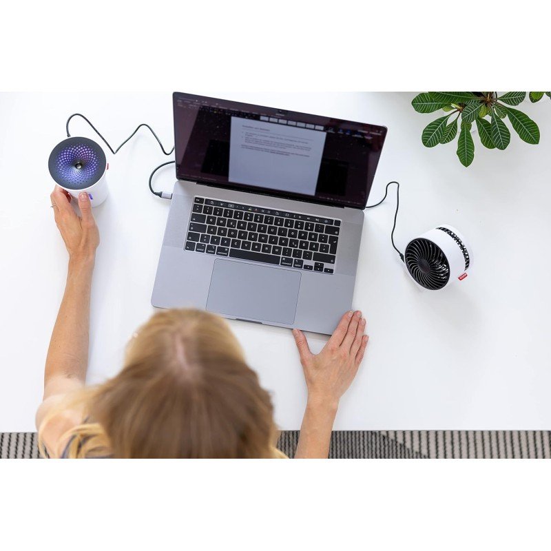 BONECO Personal FeelGood Πακέτο Ευεξίας 3in1 Προσωπικός Ανεμιστήρας F50, Ιονιστής P50 & Υγραντήρας U50