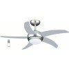 Primo PRCF-80425 Ανεμιστήρας Οροφής 110cm με Φως και Τηλεχειριστήριο Ασημί (3 άτοκες δόσεις)