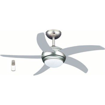 Primo PRCF-80425 Ανεμιστήρας Οροφής 110cm με Φως και Τηλεχειριστήριο Ασημί (3 άτοκες δόσεις)