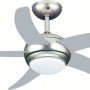 Primo PRCF-80425 Ανεμιστήρας Οροφής 110cm με Φως και Τηλεχειριστήριο Ασημί (3 άτοκες δόσεις)