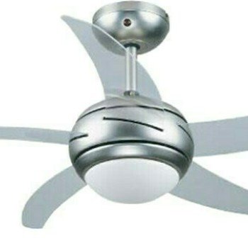 Primo PRCF-80282 Ανεμιστήρας Οροφής 110cm με Φως και Τηλεχειριστήριο Ασημί 