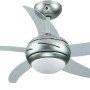 Primo L-44001 Ανεμιστήρας Οροφής 110cm με Φως και Τηλεχειριστήριο Ασημί