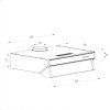 Gruppe Semplice 600 S-3057-A01-M29-600 Ελεύθερος Απορροφητήρας 60cm Καφέ Gruppe Semplice 600 S-3057-A01-M29-600 Ελεύθερος Απορροφητήρας 60cm Καφέ