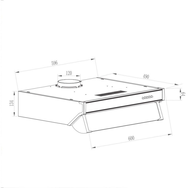 Gruppe Semplice 600 S-3057-A01-M29-600 Ελεύθερος Απορροφητήρας 60cm Καφέ Gruppe Semplice 600 S-3057-A01-M29-600 Ελεύθερος Απορροφητήρας 60cm Καφέ