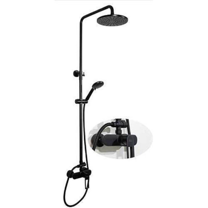 Kls Diva 690650MBD Στήλη Ντουζ με Μπαταρία 70-112,5cm 