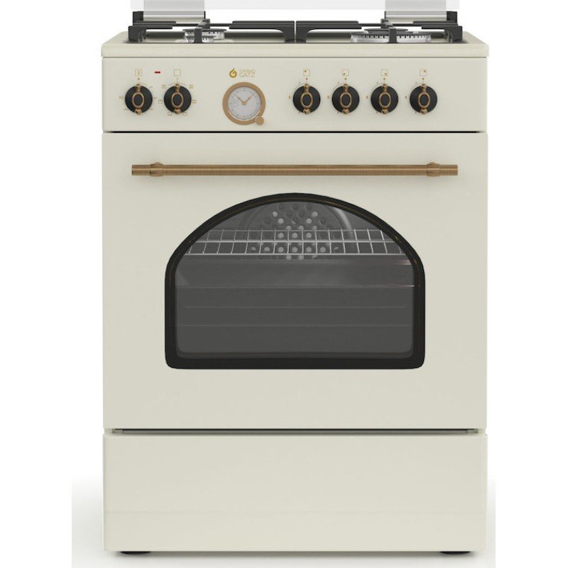 Thermogatz ΚΟΥΖΙΝΑ ΜΙΚΤΗ TGS 4320 BEIGE TURBO 04.401.094 (3 άτοκες δόσεις)