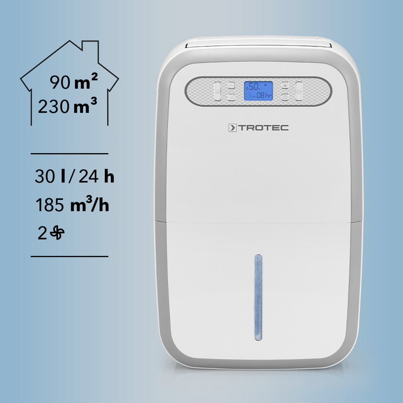 Trotec TTK 95E Αφυγραντήρας 30lt (3 άτοκες δόσεις)