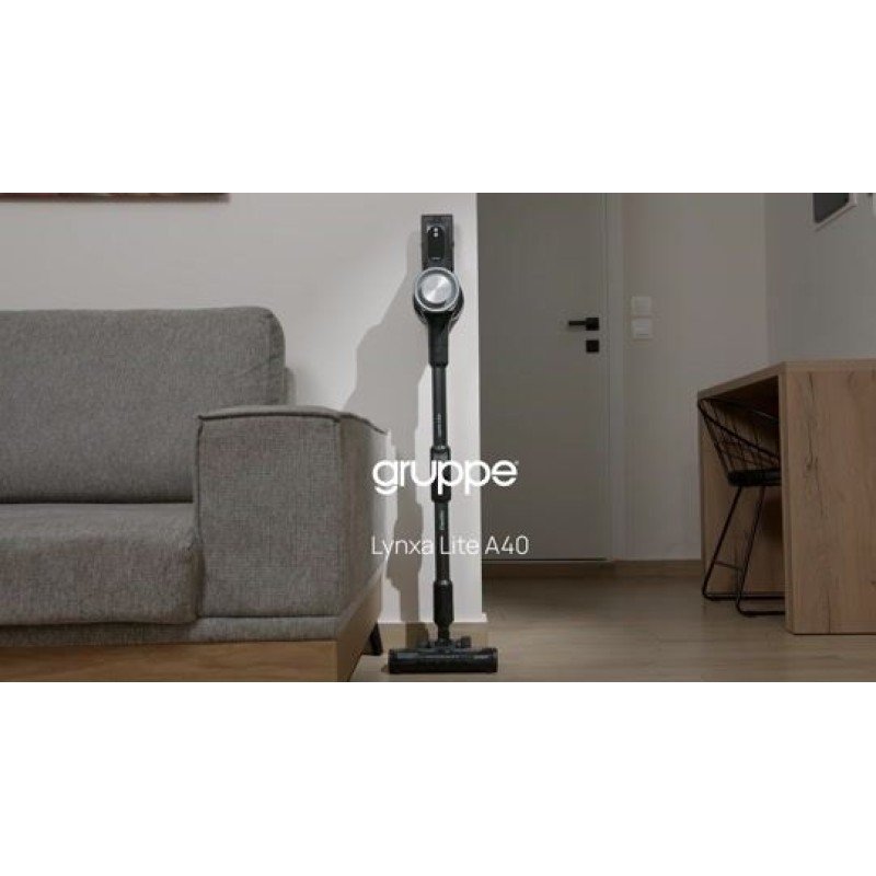 Gruppe A40 Lynxa Lite Ηλεκτρική Σκούπα Stick & Χειρός 500W Μαύρη