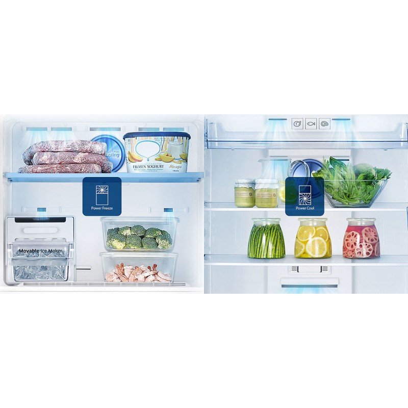 Samsung Ψυγείο Δίπορτο 320lt NoFrost Υ171xΠ60xΒ67εκ. Inox RT32K5030S8/ES