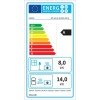 Syrios Hydro MT-AE-03 Ενεργειακό Τζάκι Ξύλου Καλοριφέρ 22kW Πρισματικό με Ανοιγόμενη Πόρτα