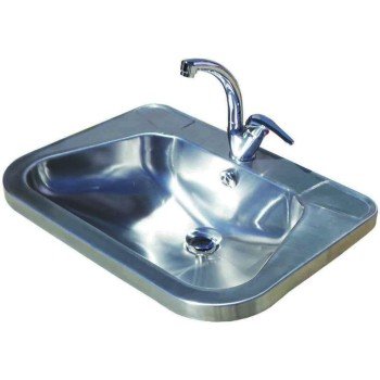 Gloria Stilaki 18-0408 Ένθετος Νιπτήρας Inox 50x41x19.8cm Inox Gloria Stilaki 18-0408 Ένθετος Νιπτήρας Inox 50x41x19.8cm Inox