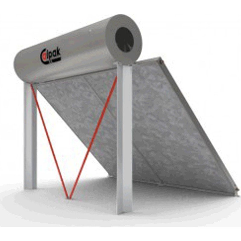 Calpak Mark 4 Ηλιακός Θερμοσίφωνας 300 λίτρων Glass Τριπλής Ενέργειας με 4.2τ.μ. Συλλέκτη